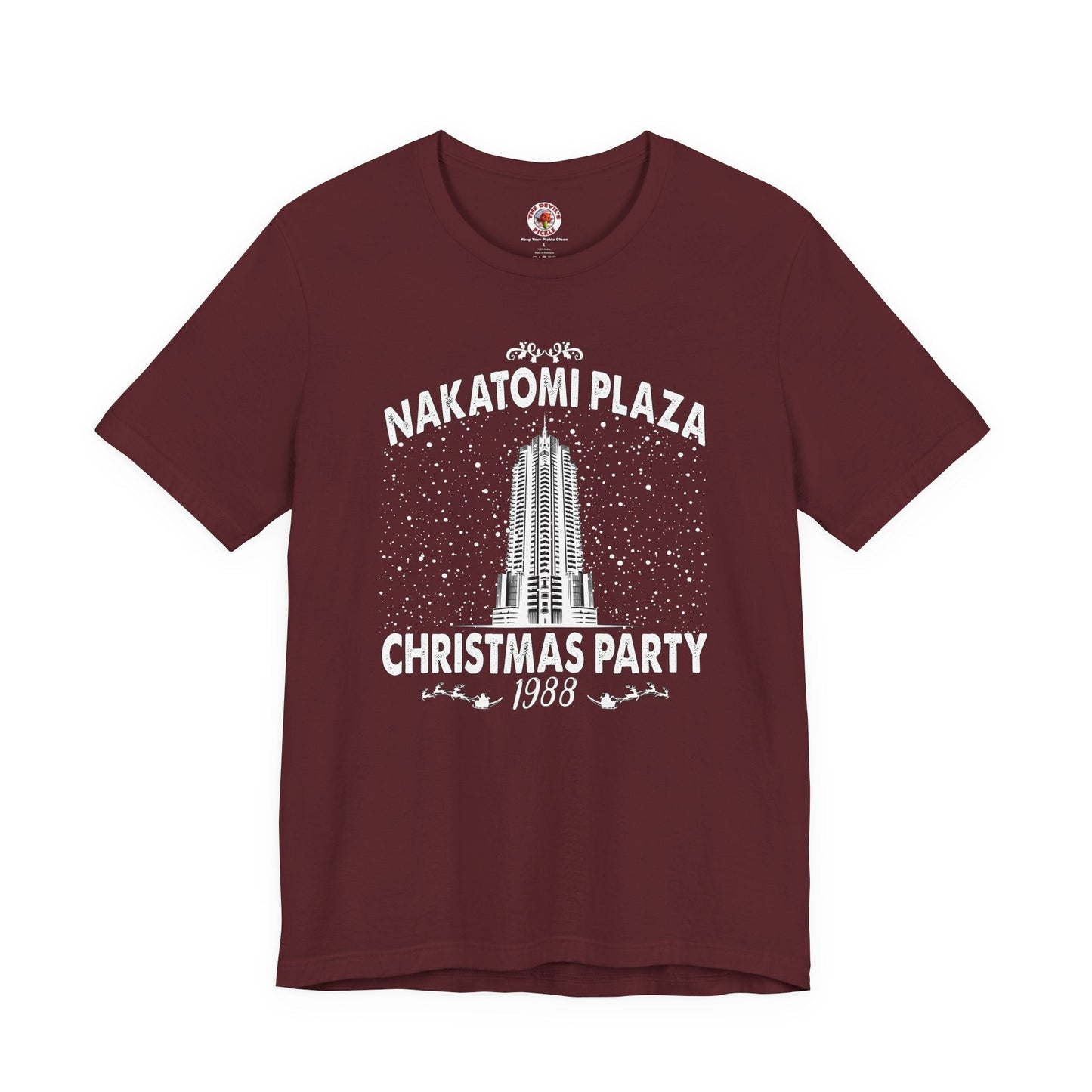 Nakatomi Plaza Christmas Party T-Shirt The Devil's Pickle