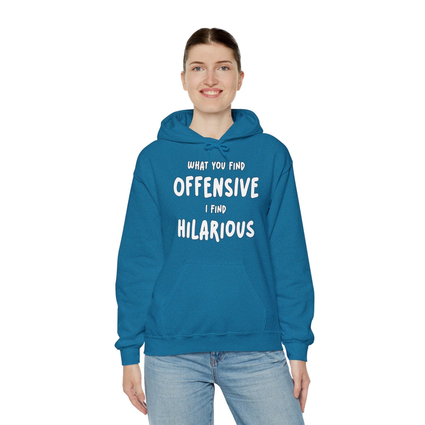 What You Find Offensive I Find Hilarious Hooded Sweatshirt The Devil's Pickle