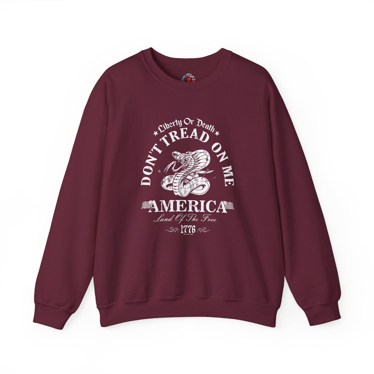 Don't Tread on Me Crewneck Sweatshirt The Devil's Pickle