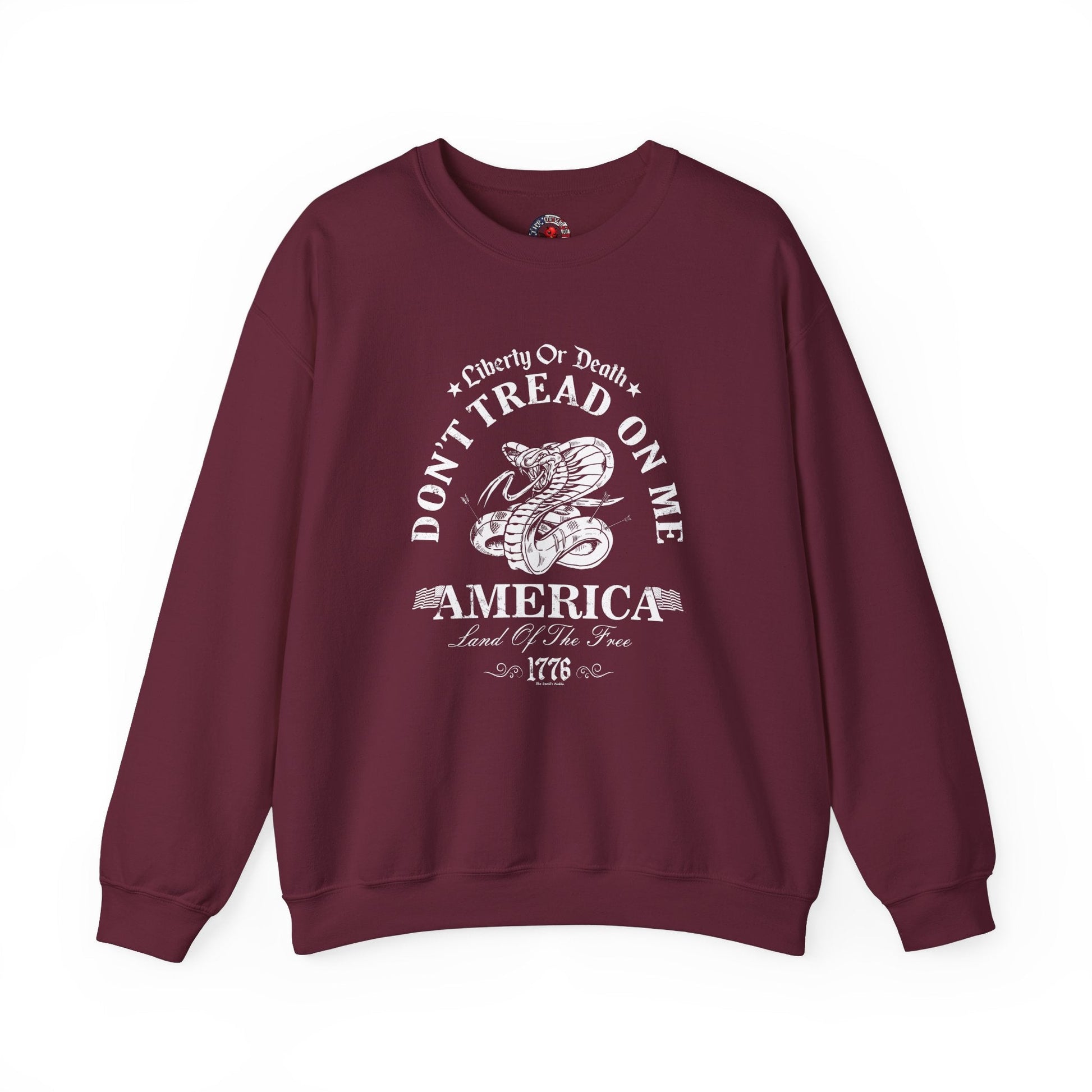 Don't Tread on Me Crewneck Sweatshirt The Devil's Pickle