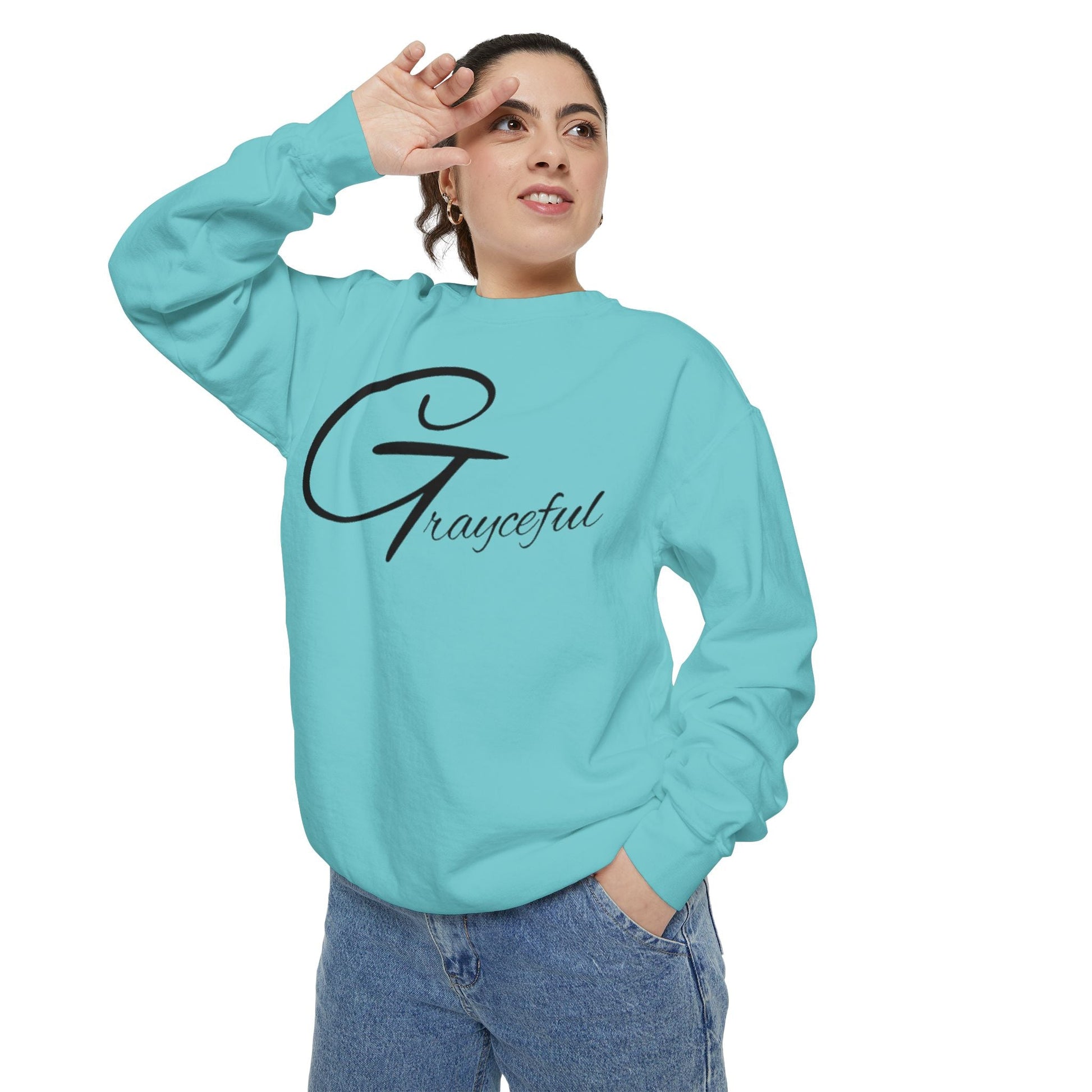 Unisex Garment-Dyed Sweatshirt Grayceful LLC