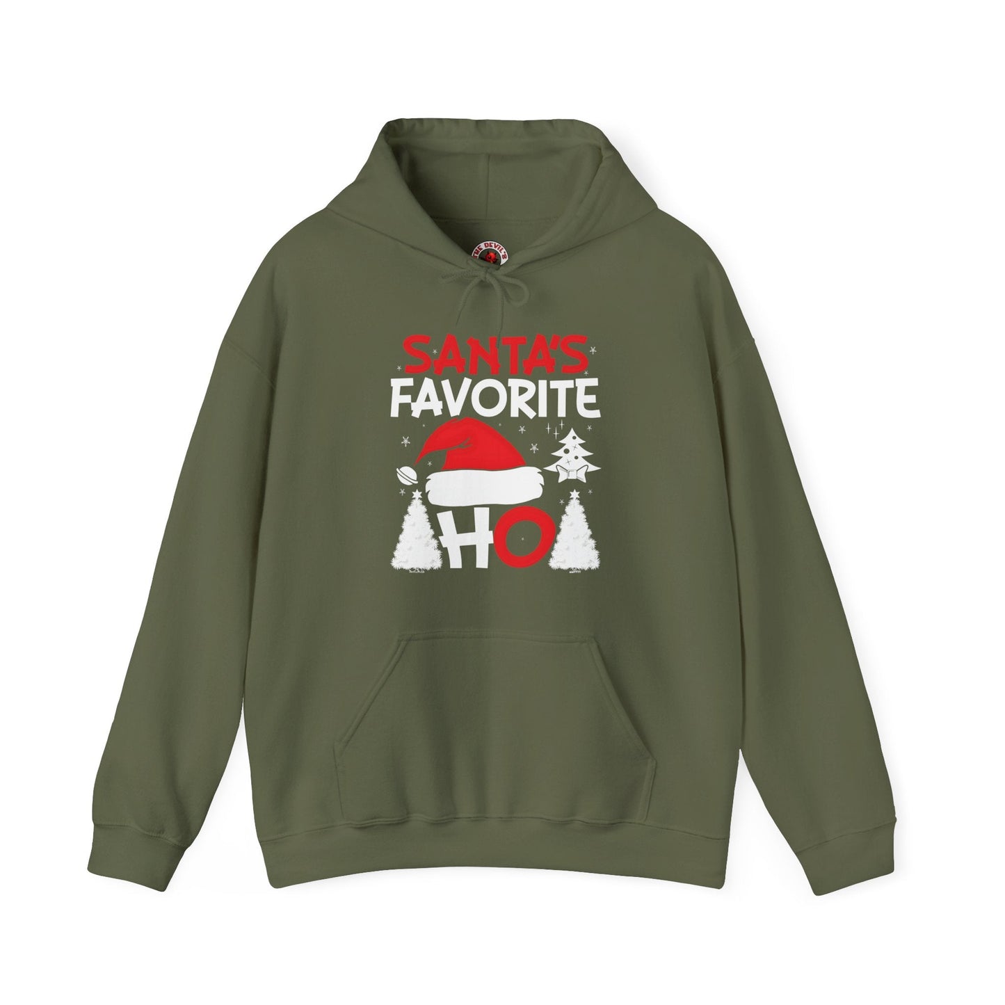 Santa's Favorite Ho Hooded Sweatshirt The Devil's Pickle