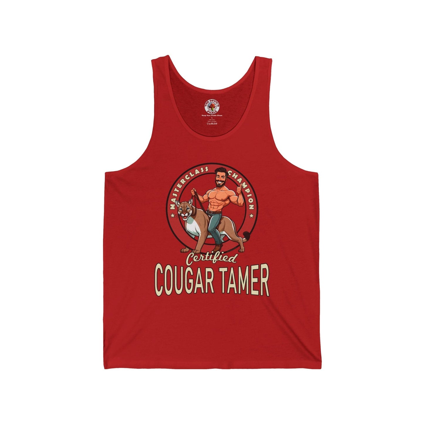 Certified Cougar Tamer Tank Top The Devil's Pickle