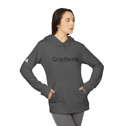 adidas Unisex Fleece Hoodie "Graythentic" Grayceful LLC