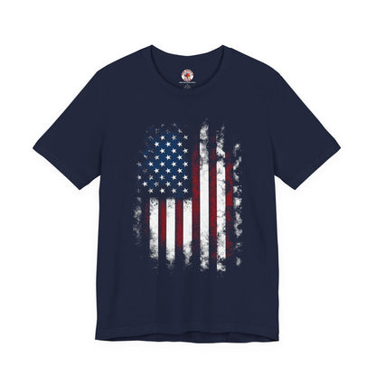 Distressed American Flag T-Shirt The Devil's Pickle