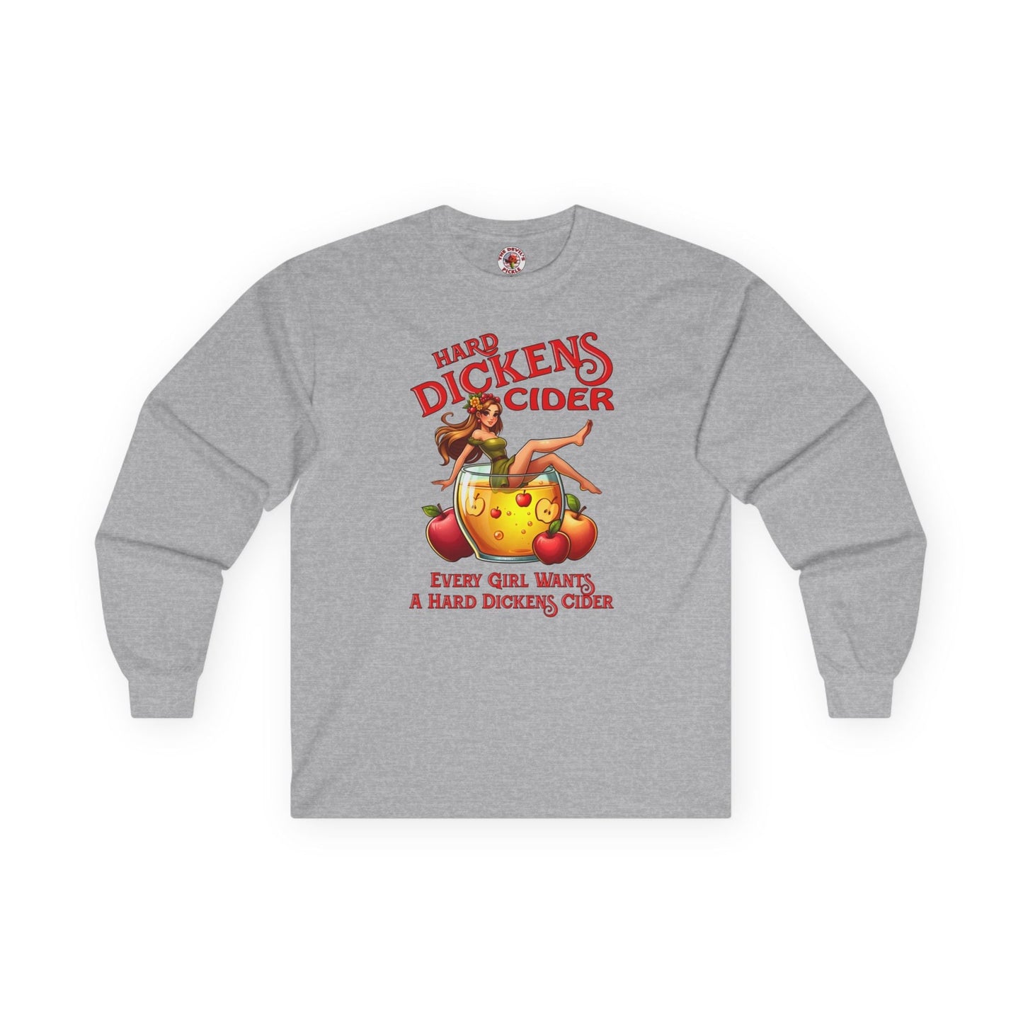 Hard Dickens Cider Long Sleeve Tee The Devil's Pickle