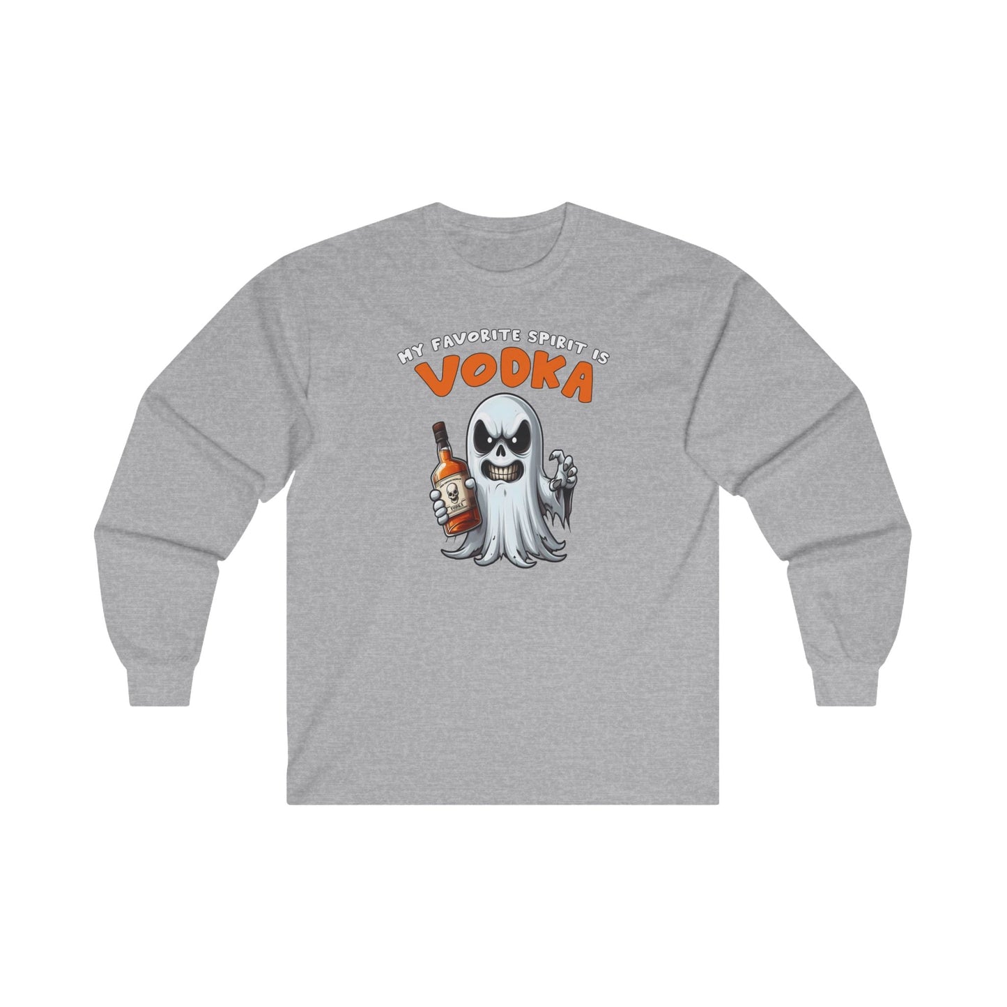 My Favorite Spirit Is Vodka Long Sleeve Tee The Devil's Pickle