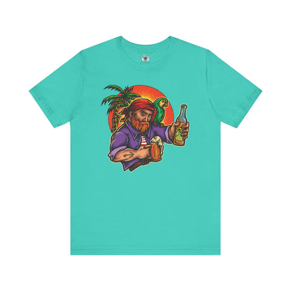 Sunset Pirate Beer T-Shirt The Devil's Pickle