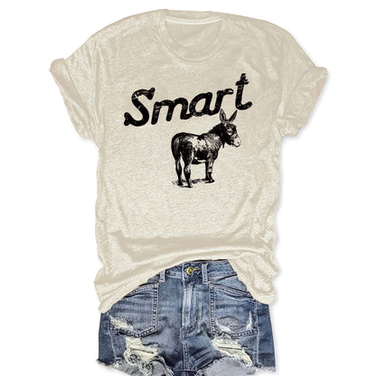 Women's Round Neck Short Sleeve T-Shirt - Casual Summer Top FitiqueFit