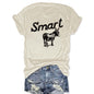 Women's Round Neck Short Sleeve T-Shirt - Casual Summer Top FitiqueFit