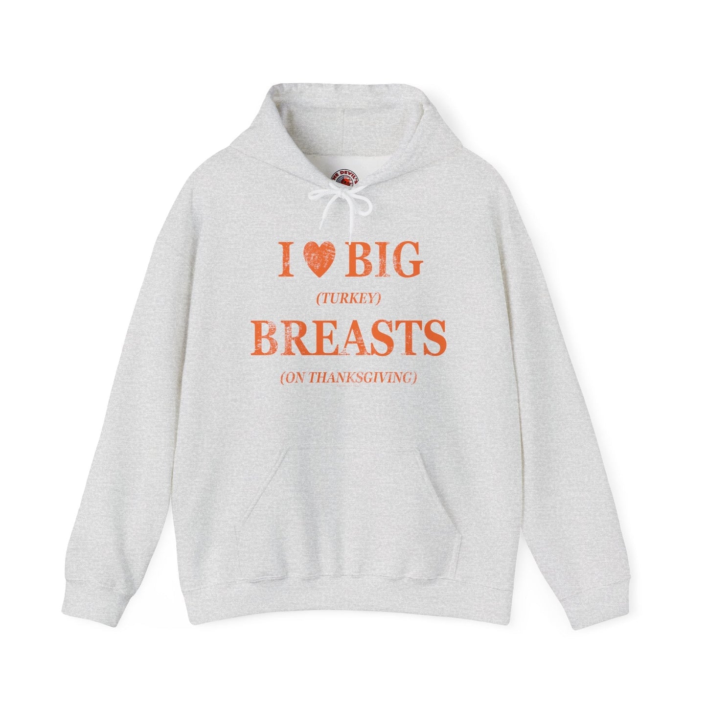 I Heart Big Breasts Hooded Sweatshirt The Devil's Pickle