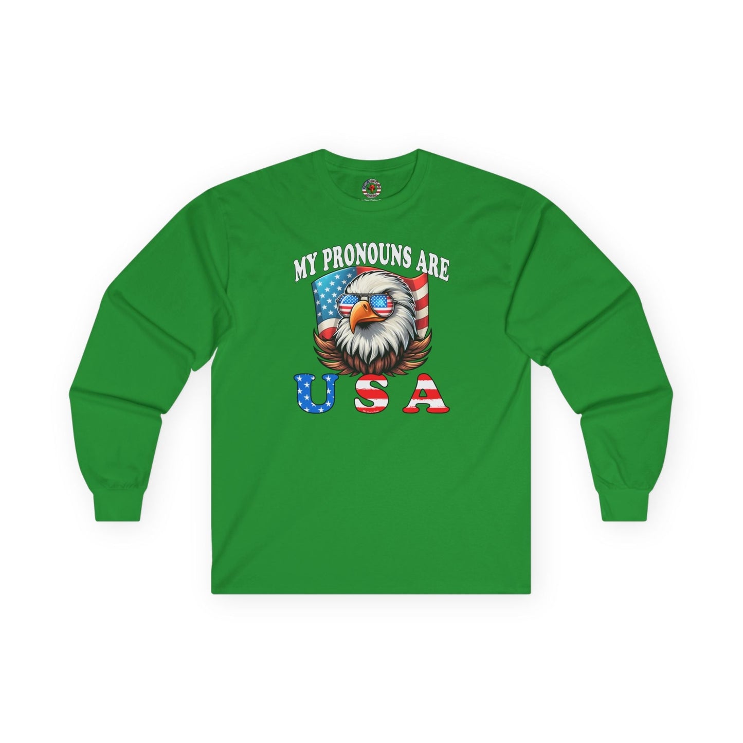 My Pronouns Are U.S.A Long Sleeve Tee The Devil's Pickle