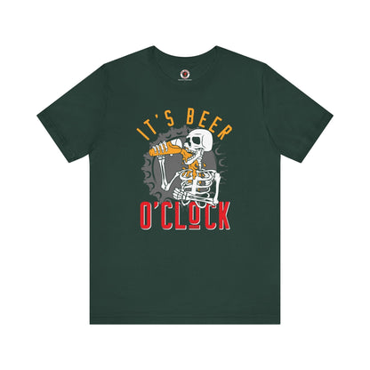 It's Beer O'Clock Skeleton T-Shirt The Devil's Pickle