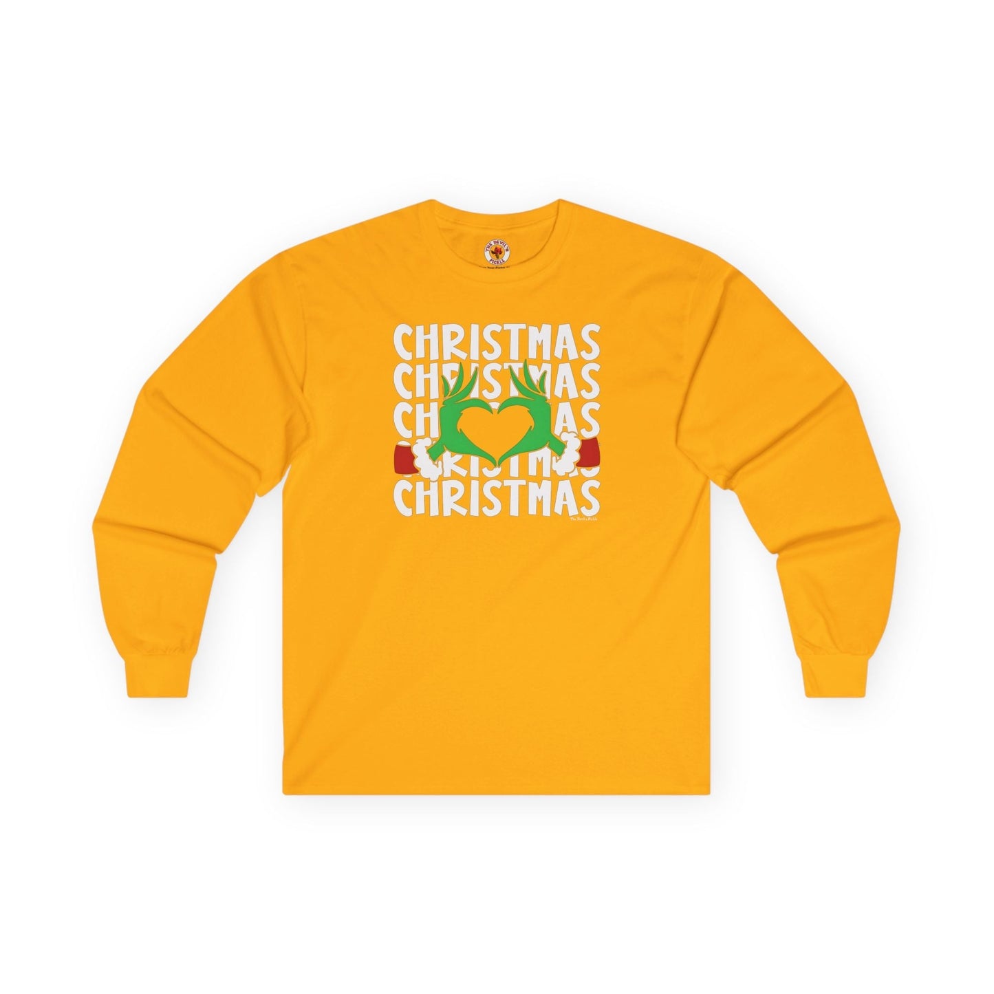 Christmas Heart Long Sleeve Tee The Devil's Pickle