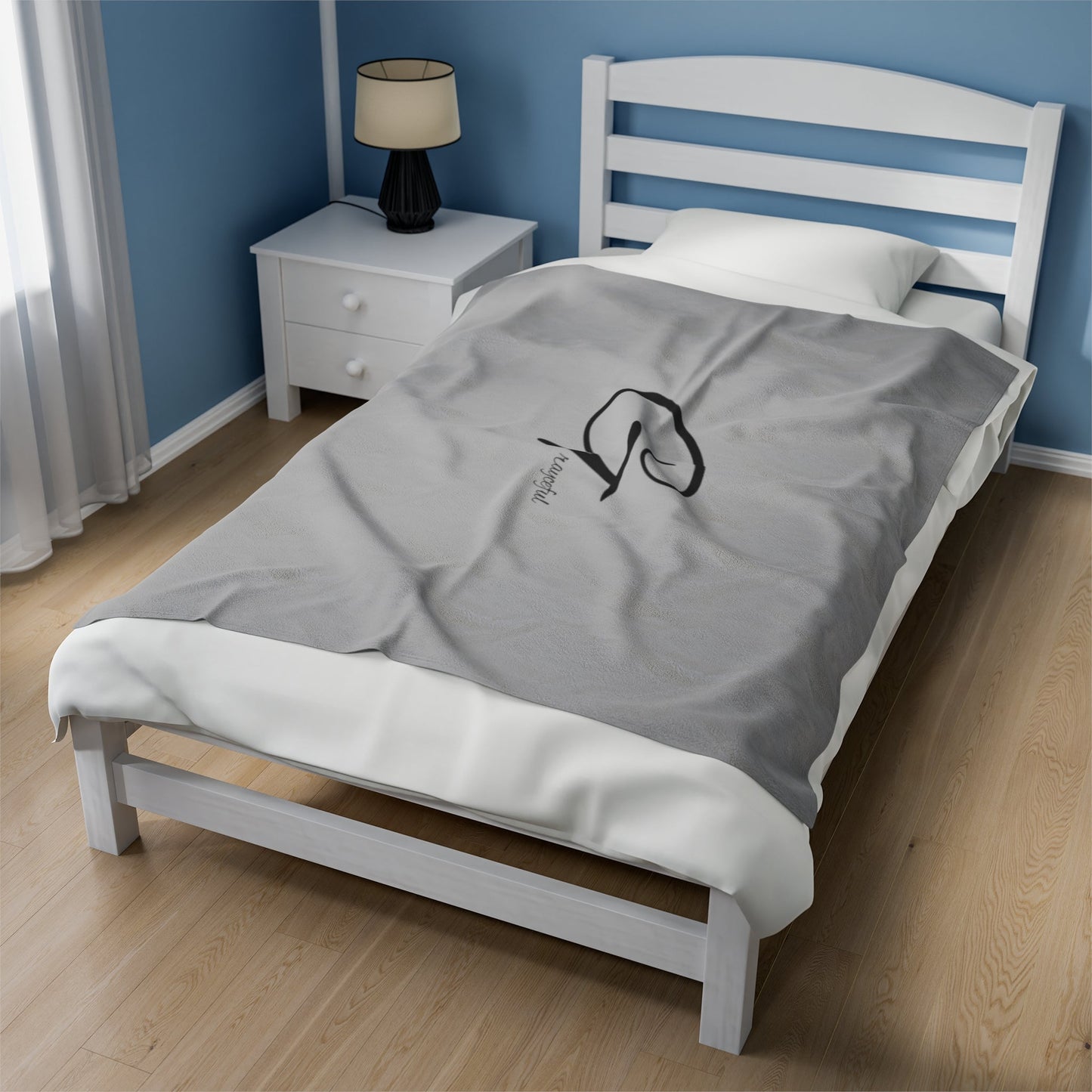 Velveteen Plush Blanket Grayceful LLC