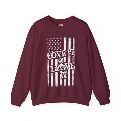 Love It Or Leave It Crewneck Sweatshirt The Devil's Pickle