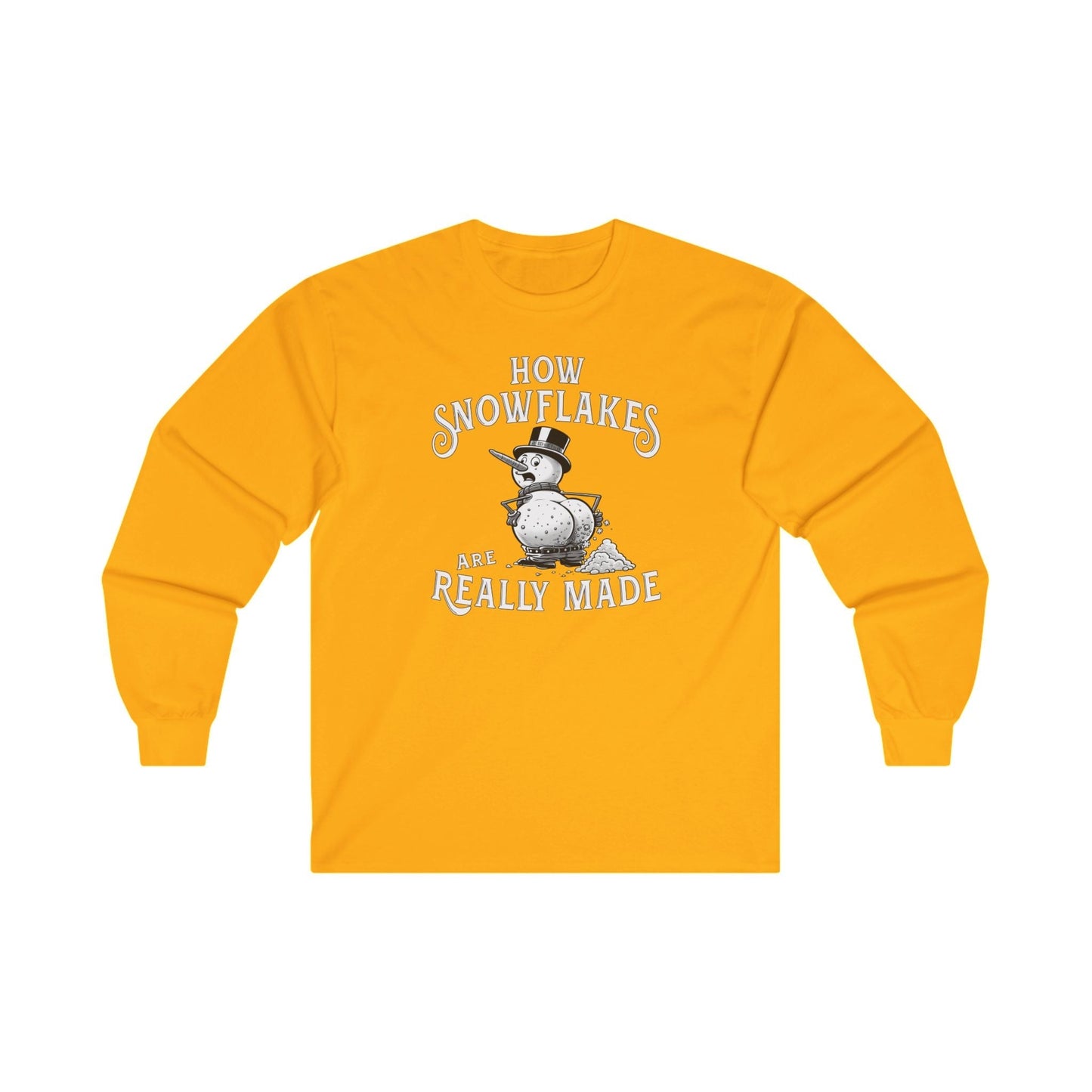 How Snowflakes Are Really Made Long Sleeve Tee The Devil's Pickle