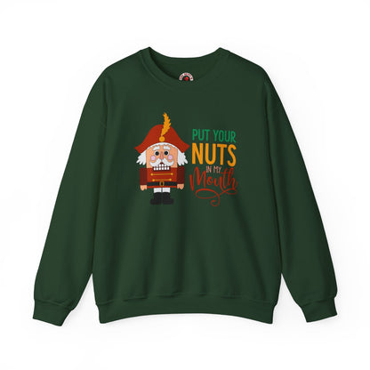 Put Your Nuts In My Mouth Crewneck Sweatshirt The Devil's Pickle
