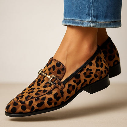 🐆 Women’s Pointed-Toe Low-Cut Leopard Print Casual Shoes FitiqueFit