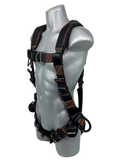 Frontline 105CFTB Combat Vest Style Harness with Front Side D-Rings and Suspension Trauma Straps 2X/3X VM Hardware