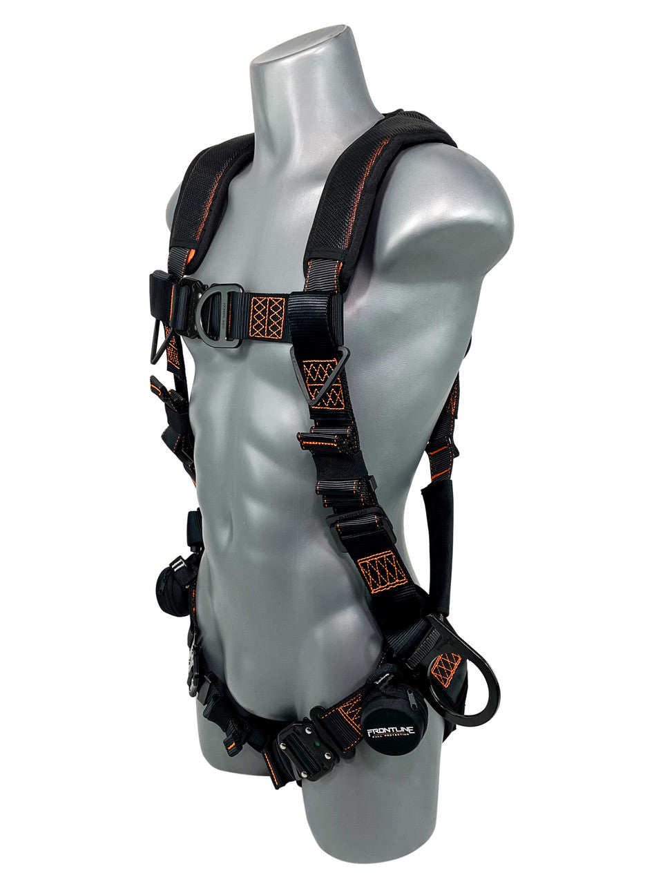 Frontline 105CFTB Combat Vest Style Harness with Front Side D-Rings and Suspension Trauma Straps Universal VM Hardware