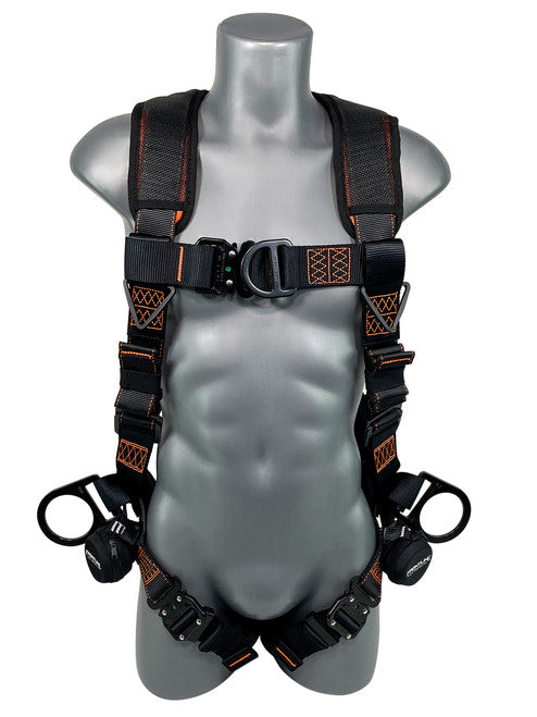 Frontline 105CFTB Combat Vest Style Harness with Front Side D-Rings and Suspension Trauma Straps 2X/3X VM Hardware