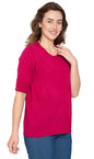 Women's Button Front Cardigan with a Unique Elbow Cuff Style