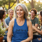 Women's Ideal Racerback Tank  "Just Gray" Grayceful LLC
