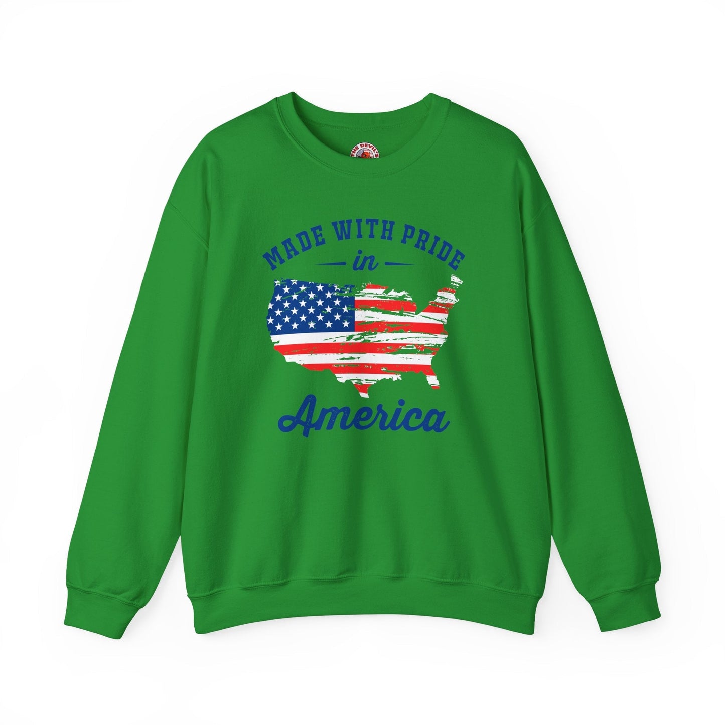 Made With Pride In America Crewneck Sweatshirt The Devil's Pickle
