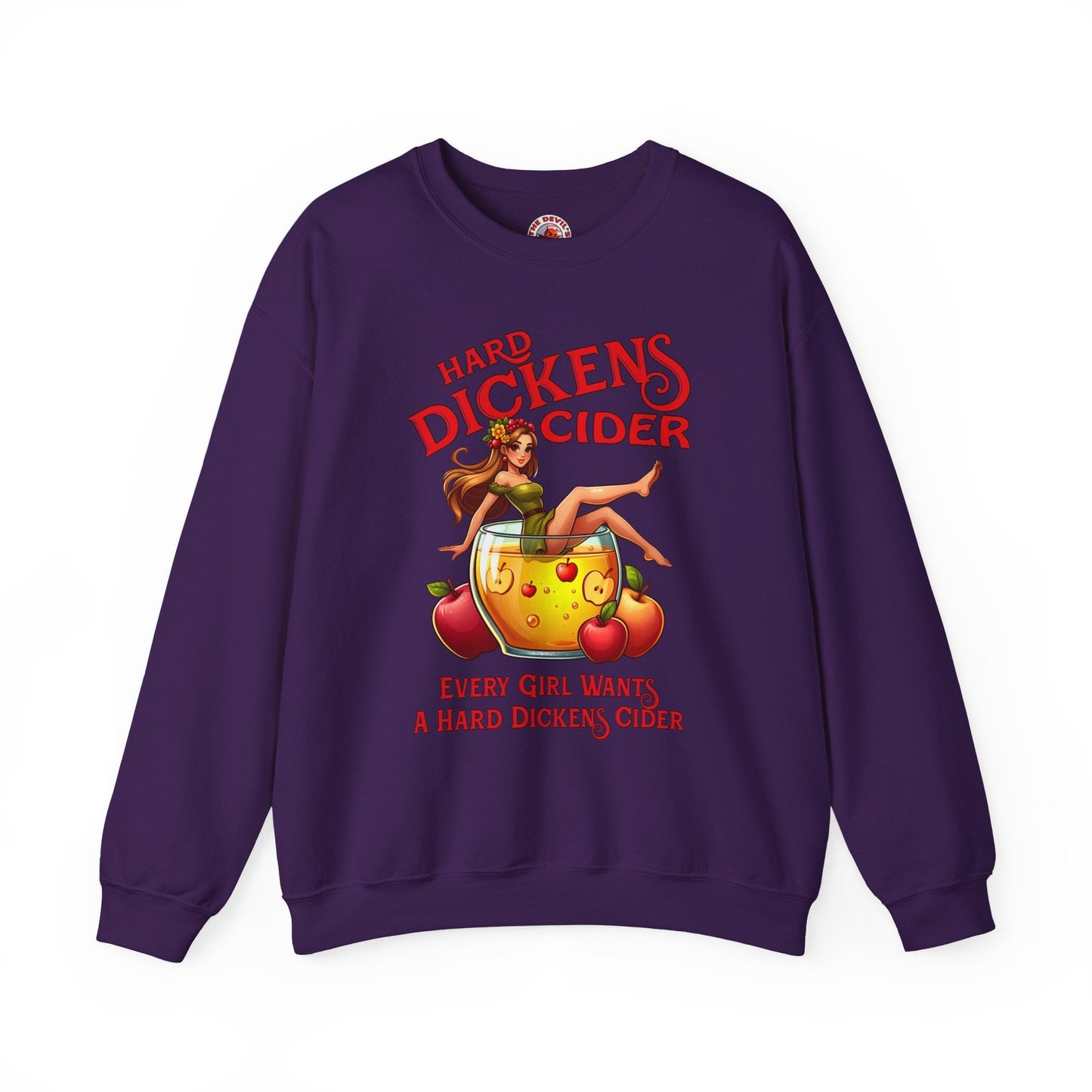 Hard Dickens Cider Crewneck Sweatshirt The Devil's Pickle