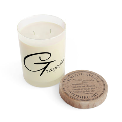 Grayceful Scented Candle - 11oz Full Glass Aromatherapy Candle for Relaxation and Mindfulness Grayceful LLC