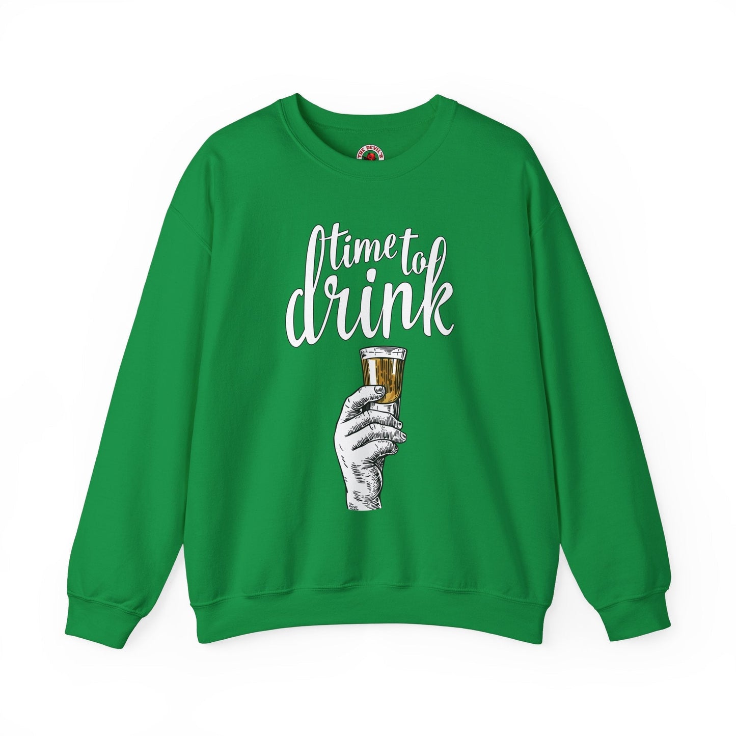 Time To Drink Crewneck Sweatshirt The Devil's Pickle