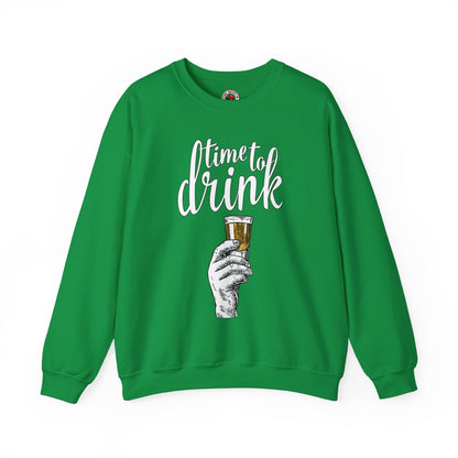 Time To Drink Crewneck Sweatshirt The Devil's Pickle
