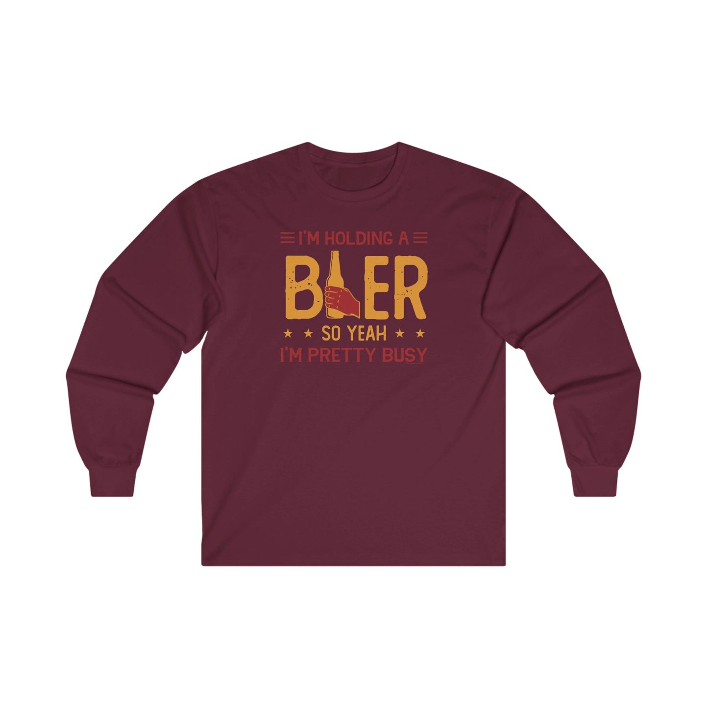 I'm Holding A Beer Long Sleeve Tee The Devil's Pickle