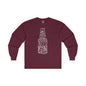 Beer Bottle of Words Long Sleeve Tee The Devil's Pickle