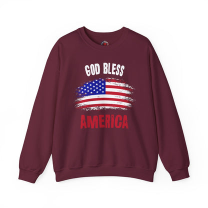 God Bless America Crewneck Sweatshirt The Devil's Pickle