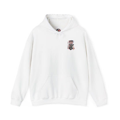 Patriotic Skull Hooded Sweatshirt The Devil's Pickle