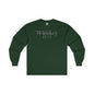 Whiskey Helps Long Sleeve Tee The Devil's Pickle