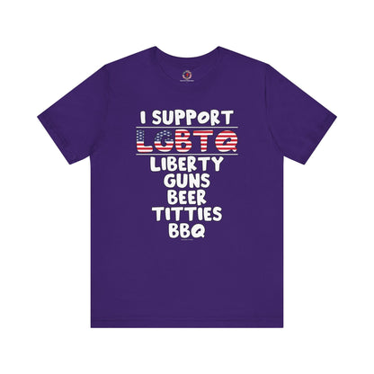 I Support LGBTQ T-Shirt The Devil's Pickle