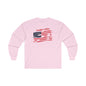 Raise It High American Flag Long Sleeve Tee