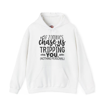 If Zombies Chase Us Hooded Sweatshirt The Devil's Pickle