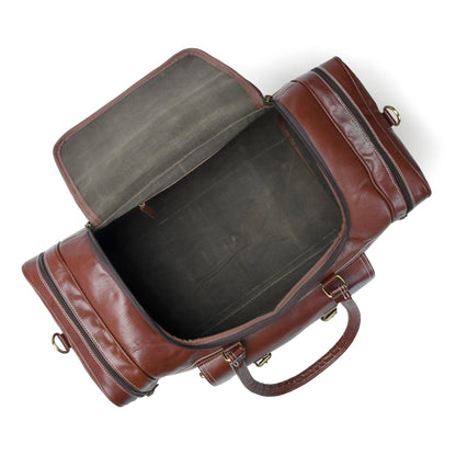 Upgraded Traveler Weekender Duffle Classy Leather Bags