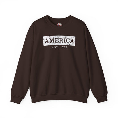 America Est. 1776 Crewneck Sweatshirt The Devil's Pickle