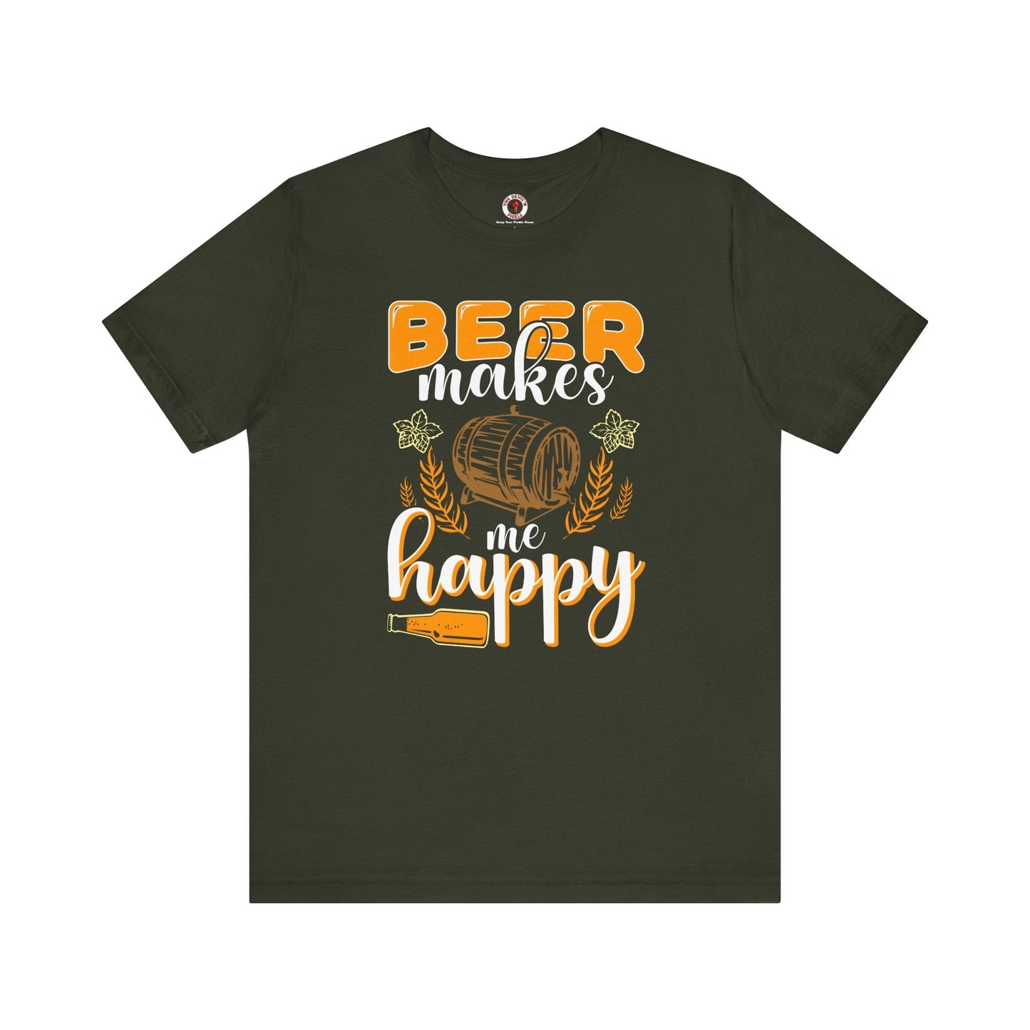Beer Makes Me Happy T-Shirt The Devil's Pickle