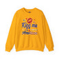 Kiss Me I Am An American Crewneck Sweatshirt The Devil's Pickle