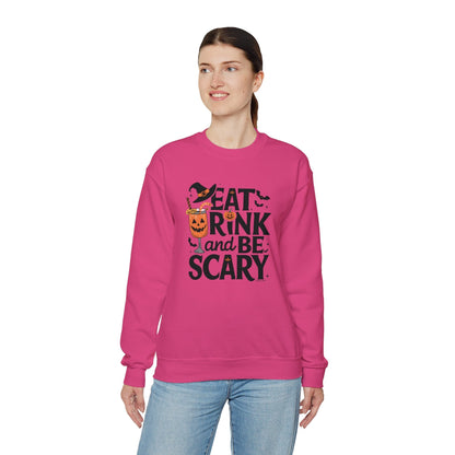 Eat Drink and Be Scary Crewneck Sweatshirt The Devil's Pickle