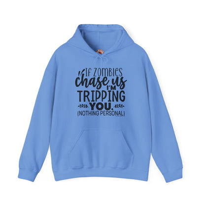 If Zombies Chase Us Hooded Sweatshirt The Devil's Pickle
