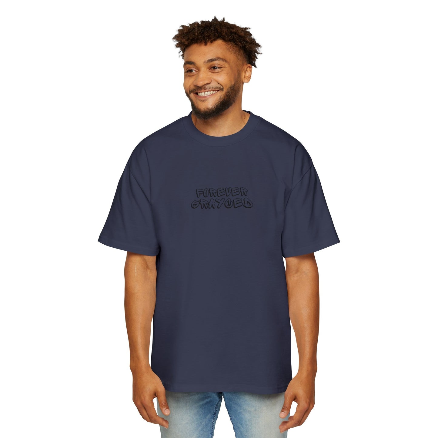 Men's Heavy Oversized Tee Grayceful LLC