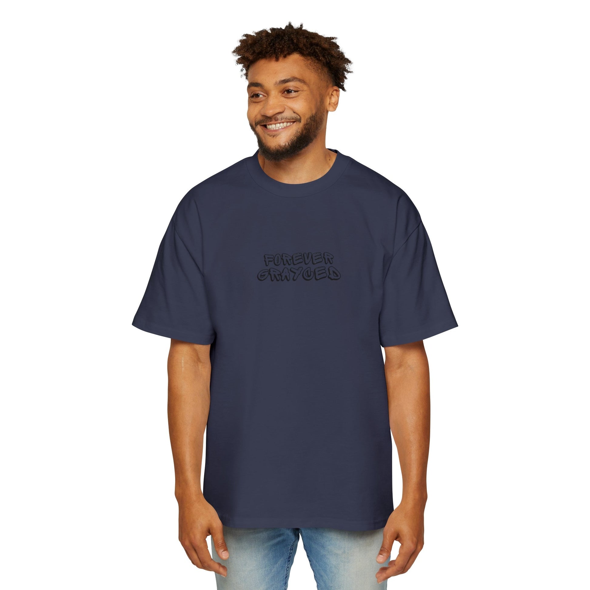 Men's Heavy Oversized Tee Grayceful LLC