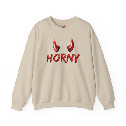Horny Crewneck Sweatshirt The Devil's Pickle